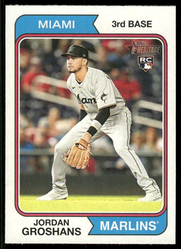 2023 Topps Heritage #123 Jordan Groshans RC