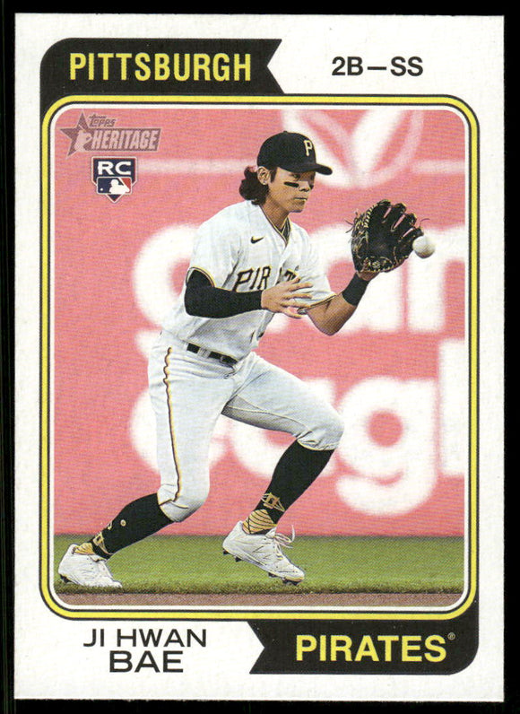 2023 Topps Heritage #179 Ji Hwan Bae RC