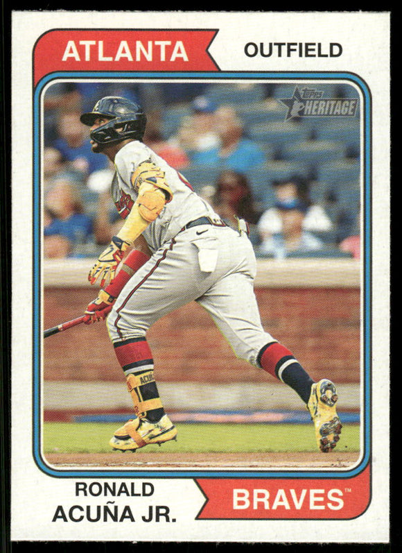2023 Topps Heritage #183 Ronald Acuna Jr.