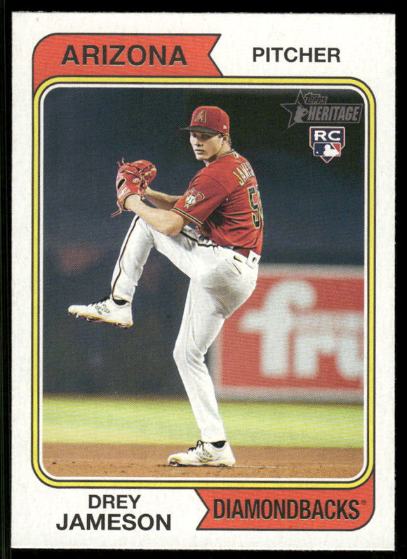 2023 Topps Heritage #257 Drey Jameson RC