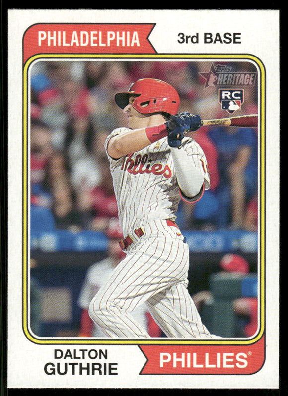 2023 Topps Heritage #305 Dalton Guthrie RC