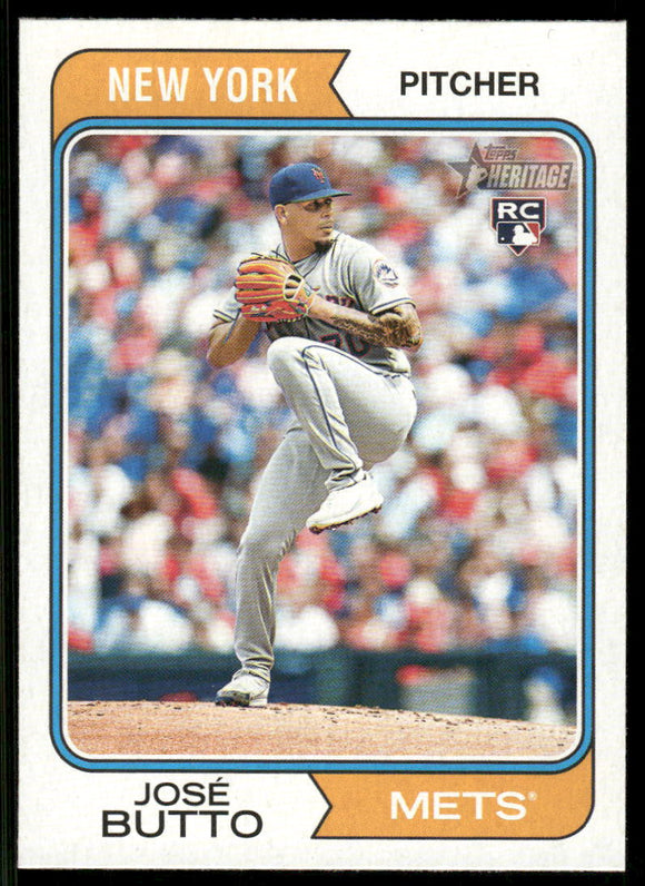 2023 Topps Heritage #310 Jose Butto RC