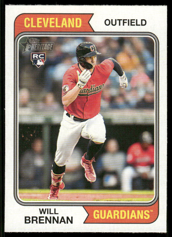 2023 Topps Heritage #321 Will Brennan RC