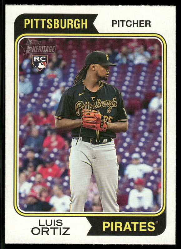 2023 Topps Heritage #344 Luis Ortiz RC
