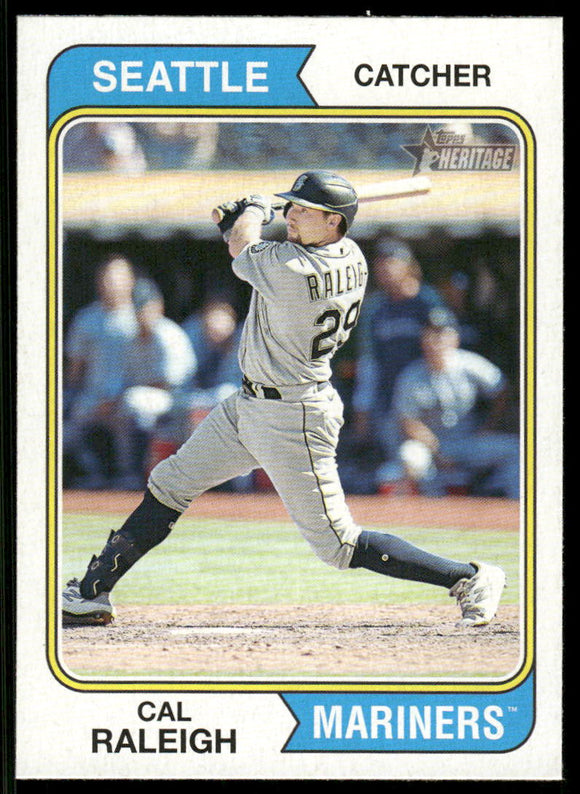 2023 Topps Heritage #350 Cal Raleigh