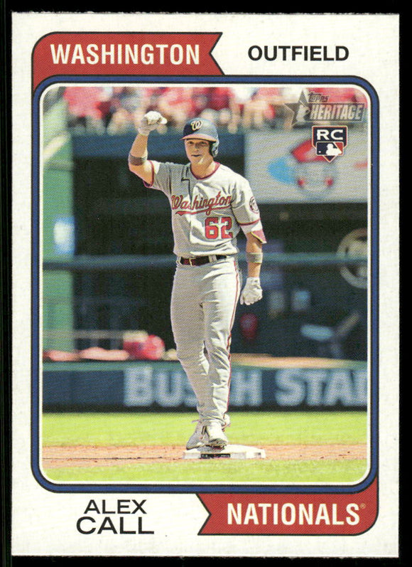 2023 Topps Heritage #354 Alex Call RC
