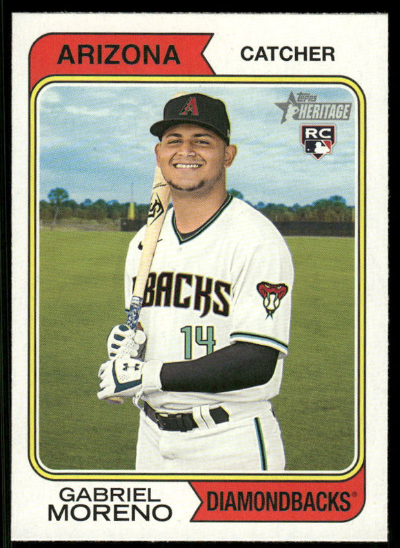 2023 Topps Heritage #355 Gabriel Moreno RC