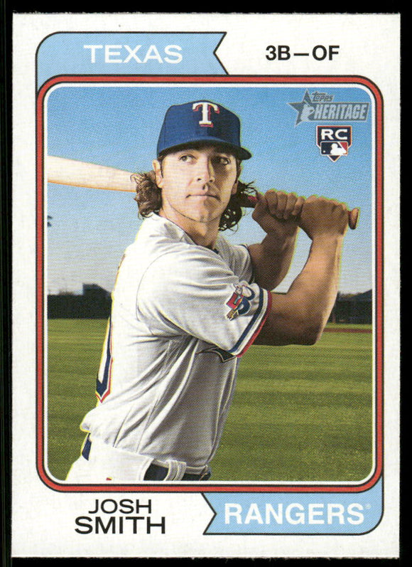 2023 Topps Heritage #384 Josh Smith RC