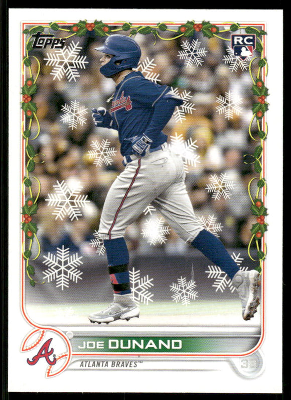 2022 Topps Holiday #HW7 Joe Dunand RC