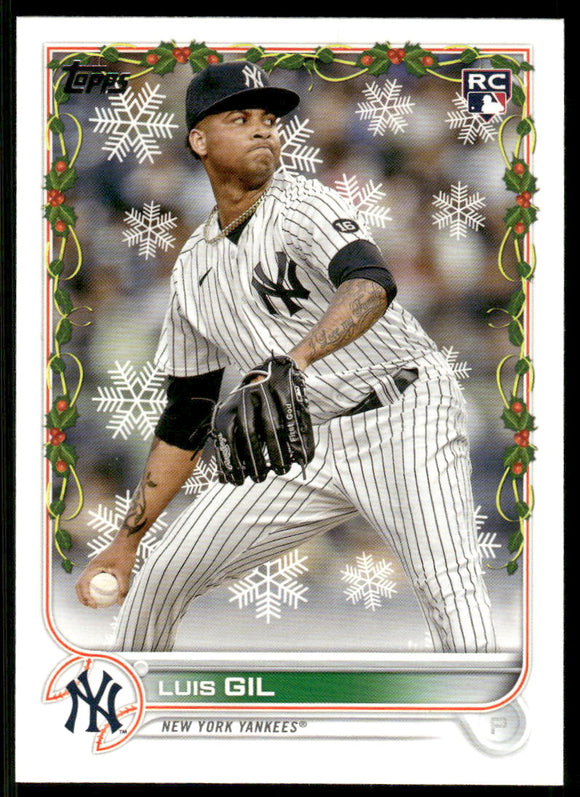 2022 Topps Holiday #HW9 Luis Gil RC
