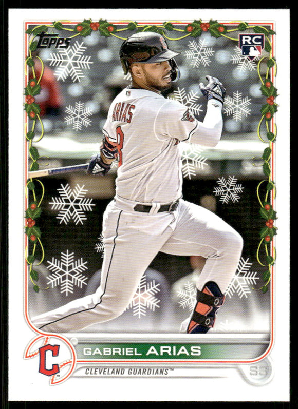 2022 Topps Holiday #HW12 Gabriel Arias RC