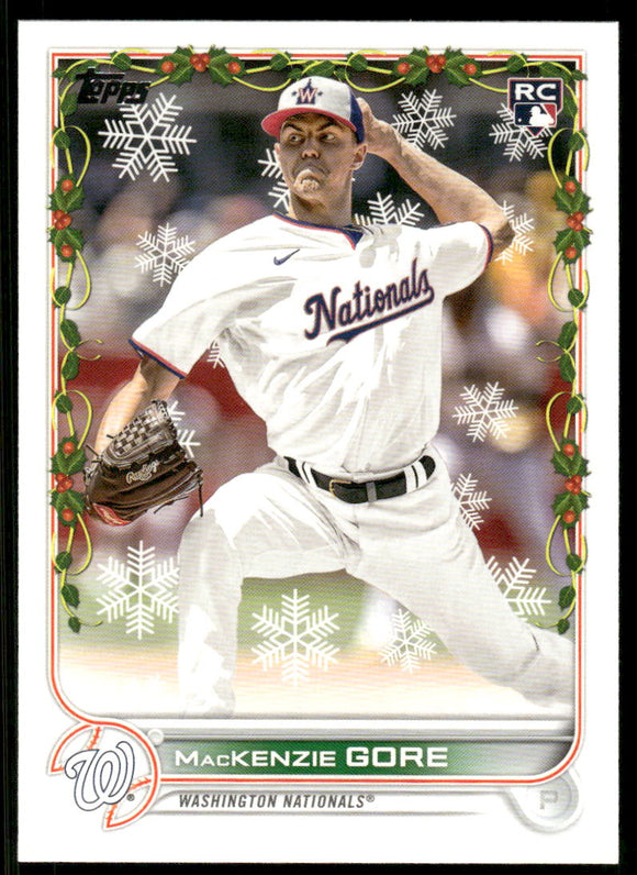 2022 Topps Holiday #HW13 MacKenzie Gore RC