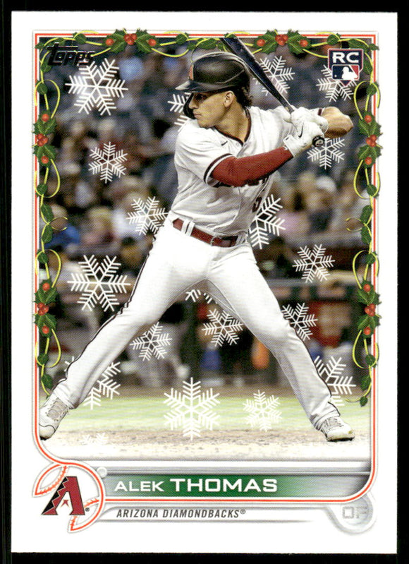2022 Topps Holiday #HW14 Alek Thomas RC