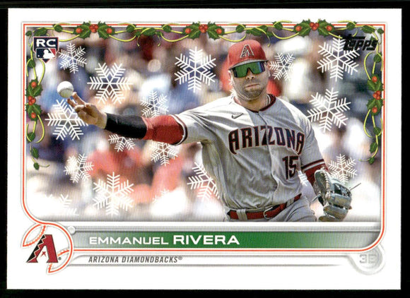 2022 Topps Holiday #HW20 Emmanuel Rivera RC