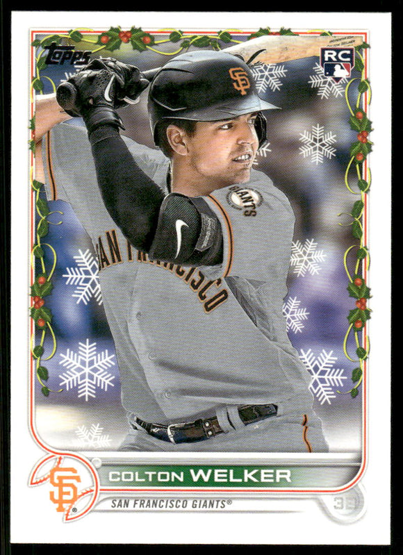 2022 Topps Holiday #HW26 Colton Welker RC