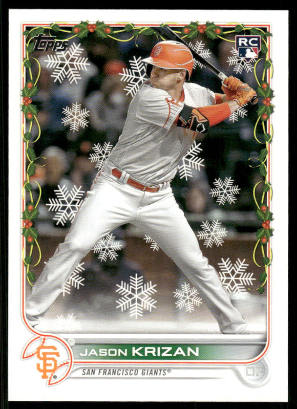 2022 Topps Holiday #HW29 Jason Krizan RC
