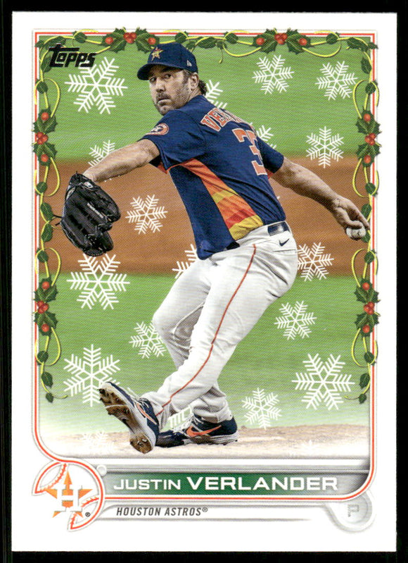 2022 Topps Holiday #HW43 Justin Verlander