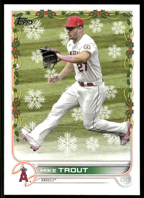 2022 Topps Holiday #HW50 Mike Trout