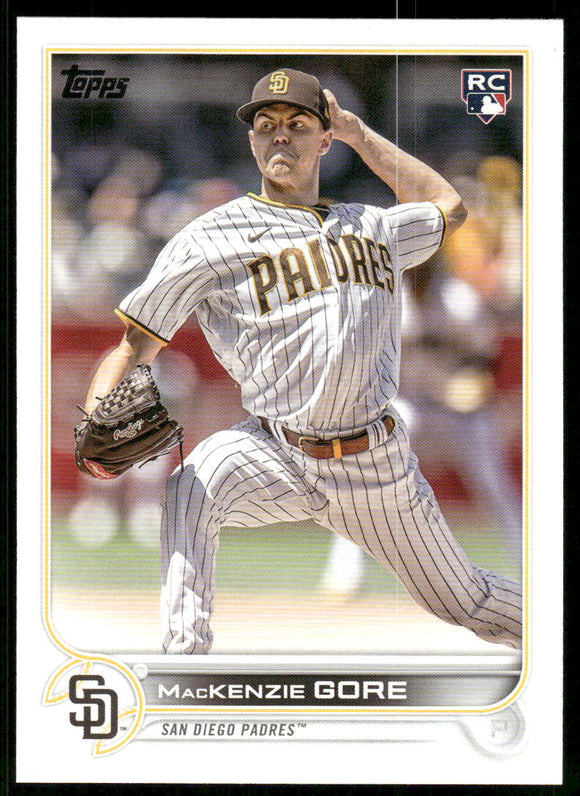 2022 Topps Update #US81 MacKenzie Gore RC