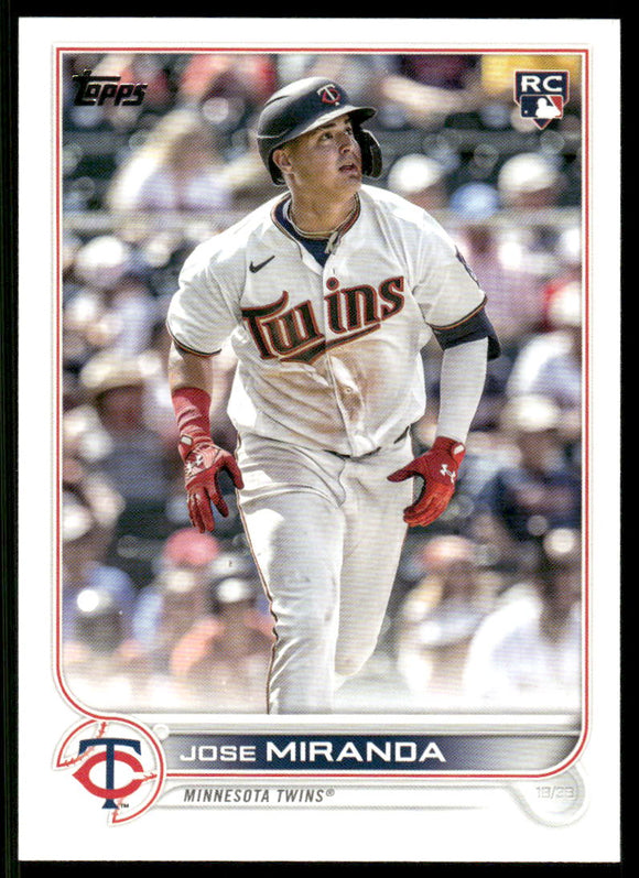 2022 Topps Update #US120 Jose Miranda RC