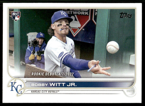 2022 Topps Update #US187 Bobby Witt Jr.