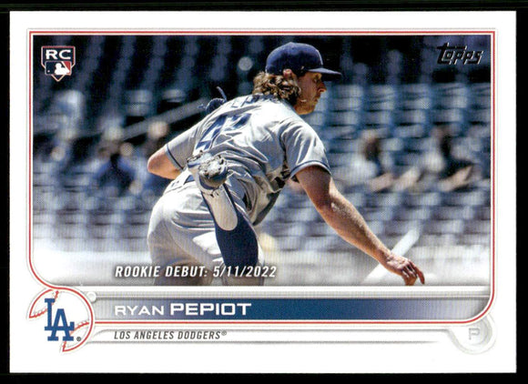 2022 Topps Update #US258 Ryan Pepiot