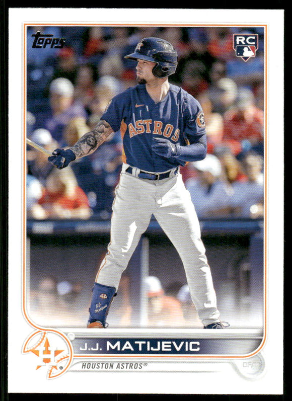 2022 Topps Update #US297 J.J. Matijevic RC