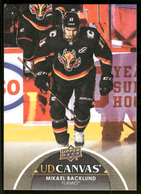 2021-22 Upper Deck Canvas #C11 Mikael Backlund
