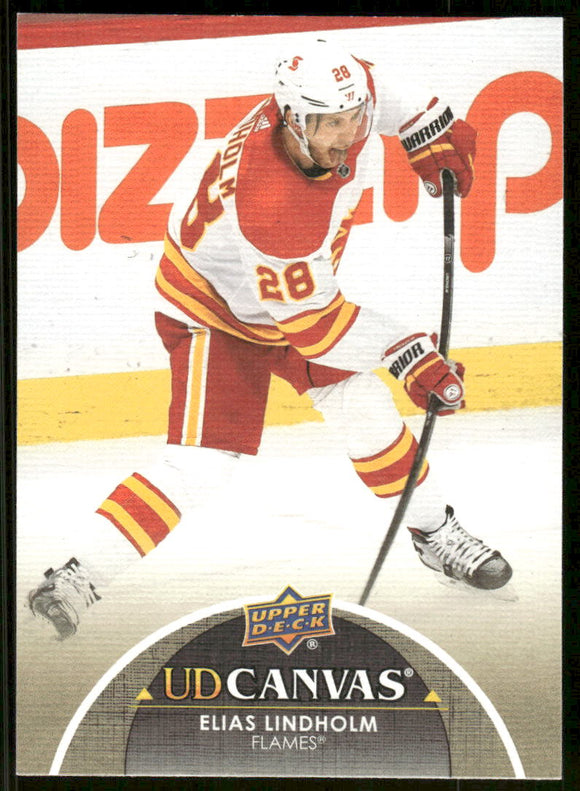 2021-22 Upper Deck Canvas #C12 Elias Lindholm