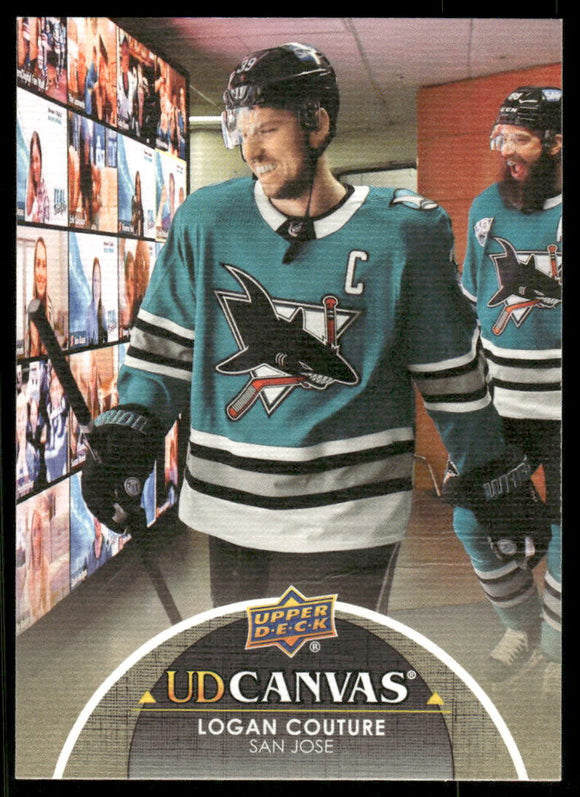 2021-22 Upper Deck Canvas #C66 Logan Couture