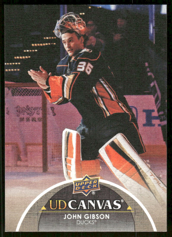 2021-22 Upper Deck Canvas #C121 John Gibson