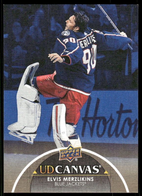 2021-22 Upper Deck Canvas #C143 Elvis Merzlikins