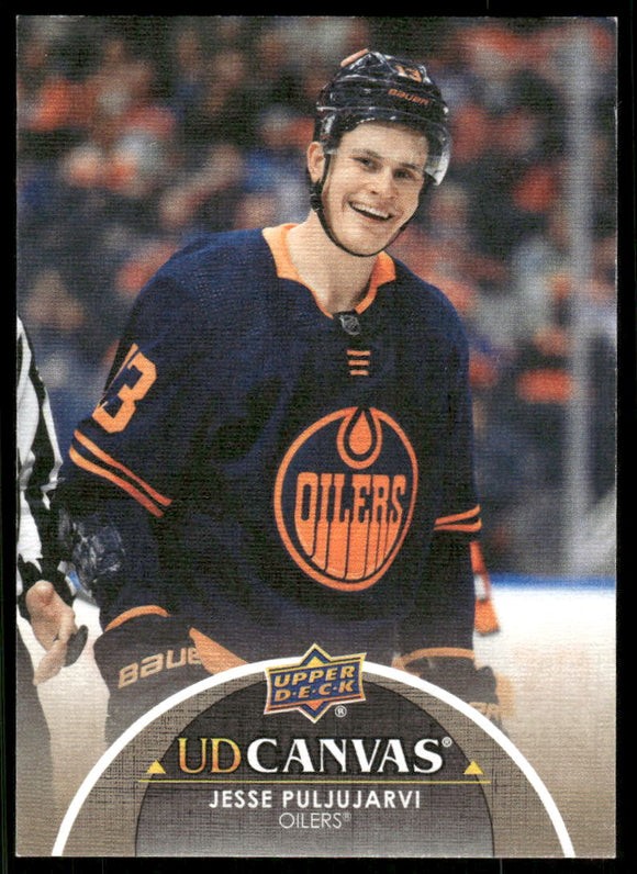 2021-22 Upper Deck Canvas #C153 Jesse Puljujarvi