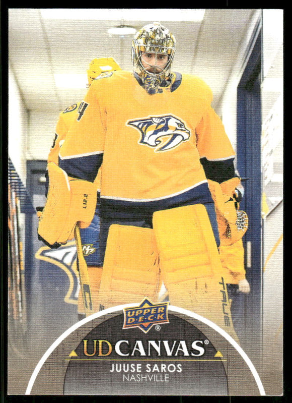 2021-22 Upper Deck Canvas #C166 Juuse Saros