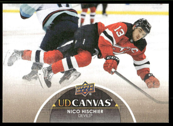 2021-22 Upper Deck Canvas #C168 Nico Hischier