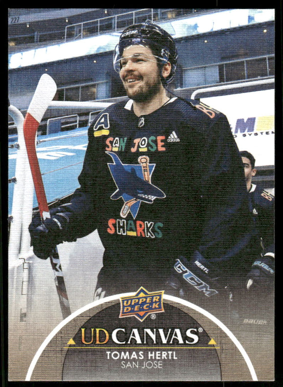 2021-22 Upper Deck Canvas #C185 Tomas Hertl