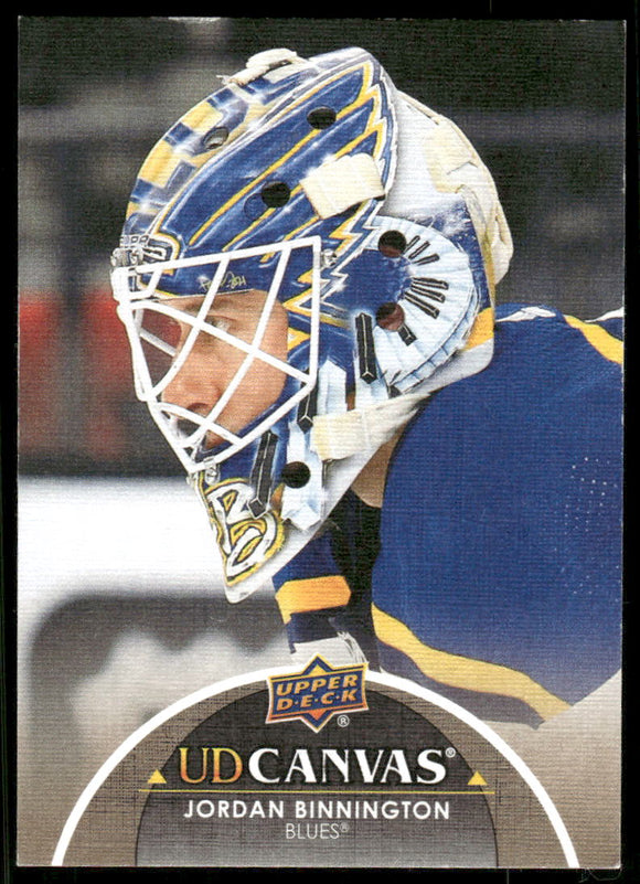 2021-22 Upper Deck Canvas #C189 Jordan Binnington