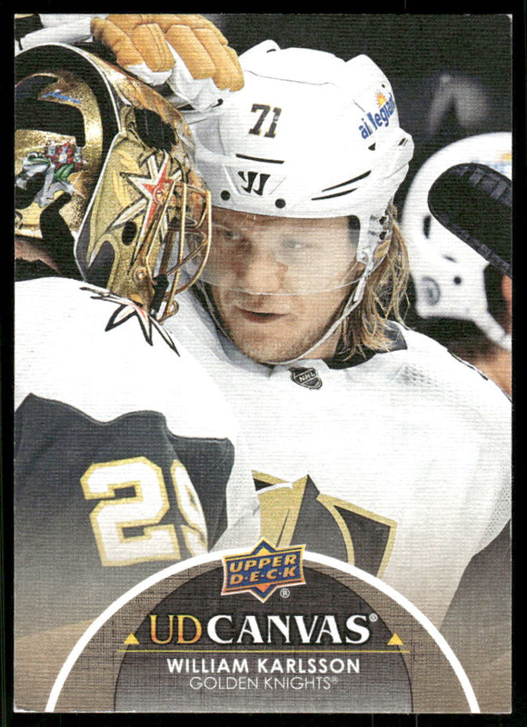 2021-22 Upper Deck Canvas #C201 William Karlsson