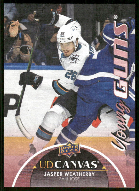 2021-22 Upper Deck Canvas #C238 Jasper Weatherby