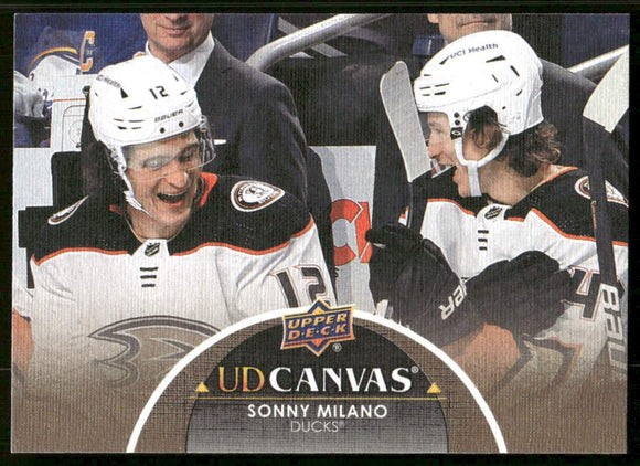 2021-22 Upper Deck Canvas #C271 Sonny Milano