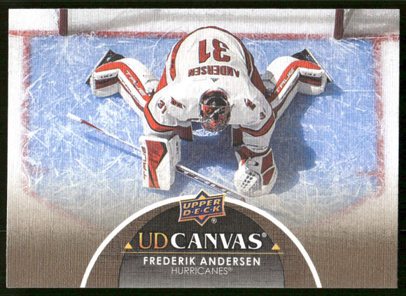 2021-22 Upper Deck Canvas #C284 Frederik Andersen