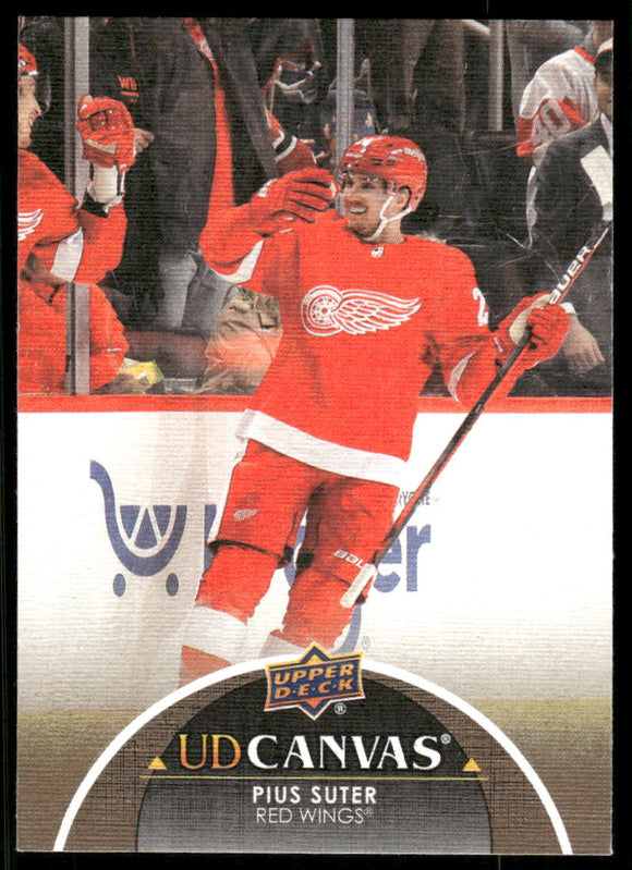 2021-22 Upper Deck Canvas #C299 Pius Suter