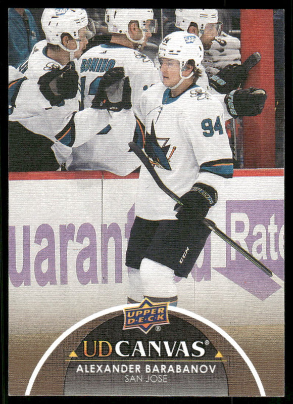 2021-22 Upper Deck Canvas #C334 Alexander Barabanov