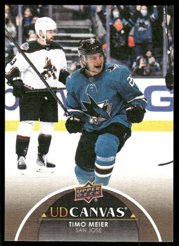 2021-22 Upper Deck Canvas #C335 Timo Meier