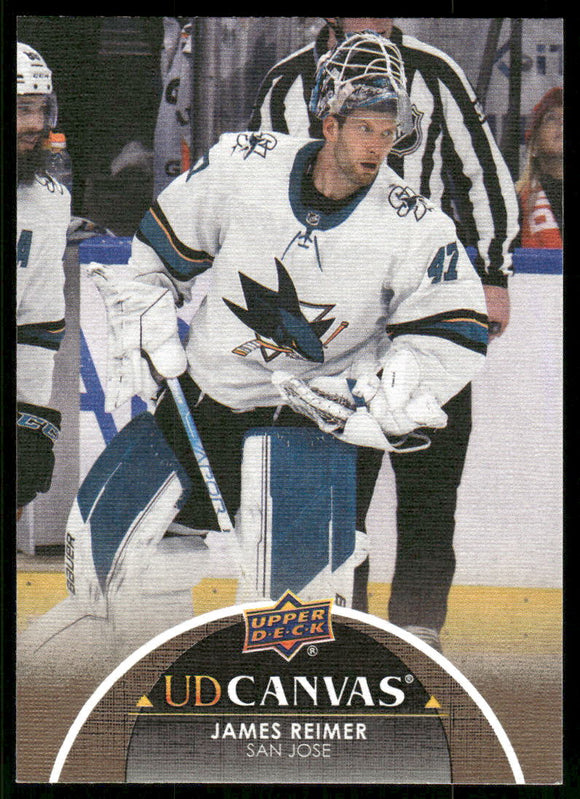 2021-22 Upper Deck Canvas #C336 James Reimer