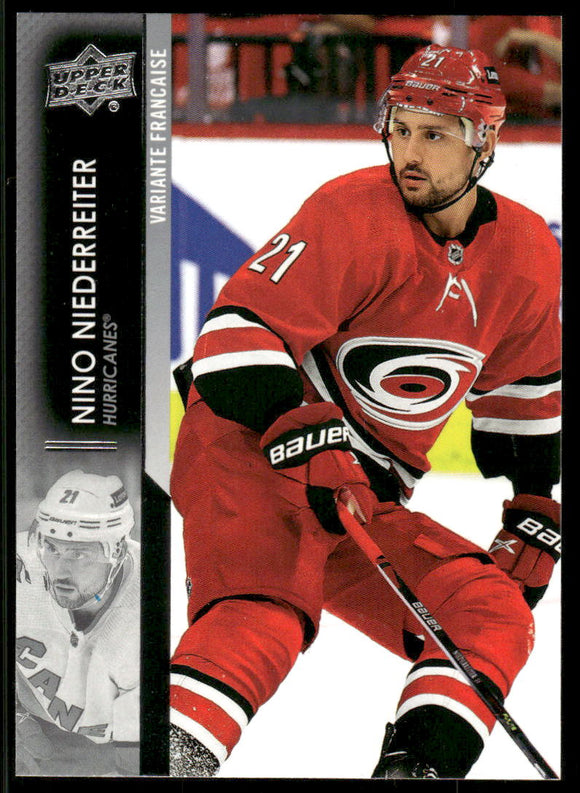 2021-22 Upper Deck French #284 Nino Niederreiter