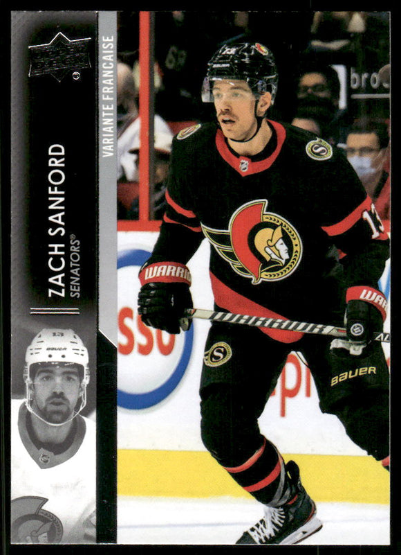 2021-22 Upper Deck French #609 Zach Sanford