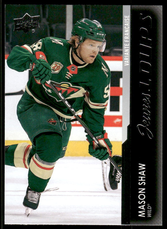 2021-22 Upper Deck French #730 Mason Shaw YG