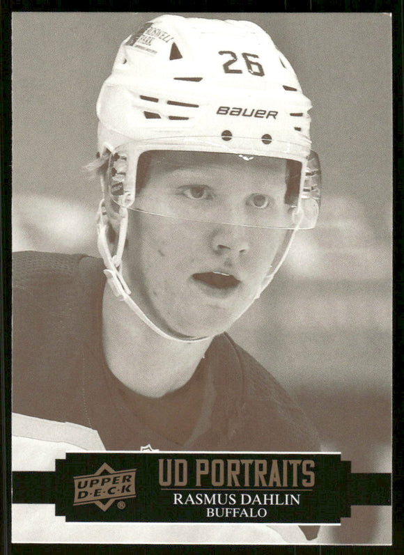 2021-22 Upper Deck Portraits #P5 Rasmus Dahlin