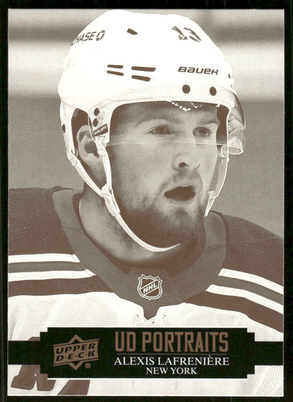 2021-22 Upper Deck Portraits #P6 Alexis Lafreniere